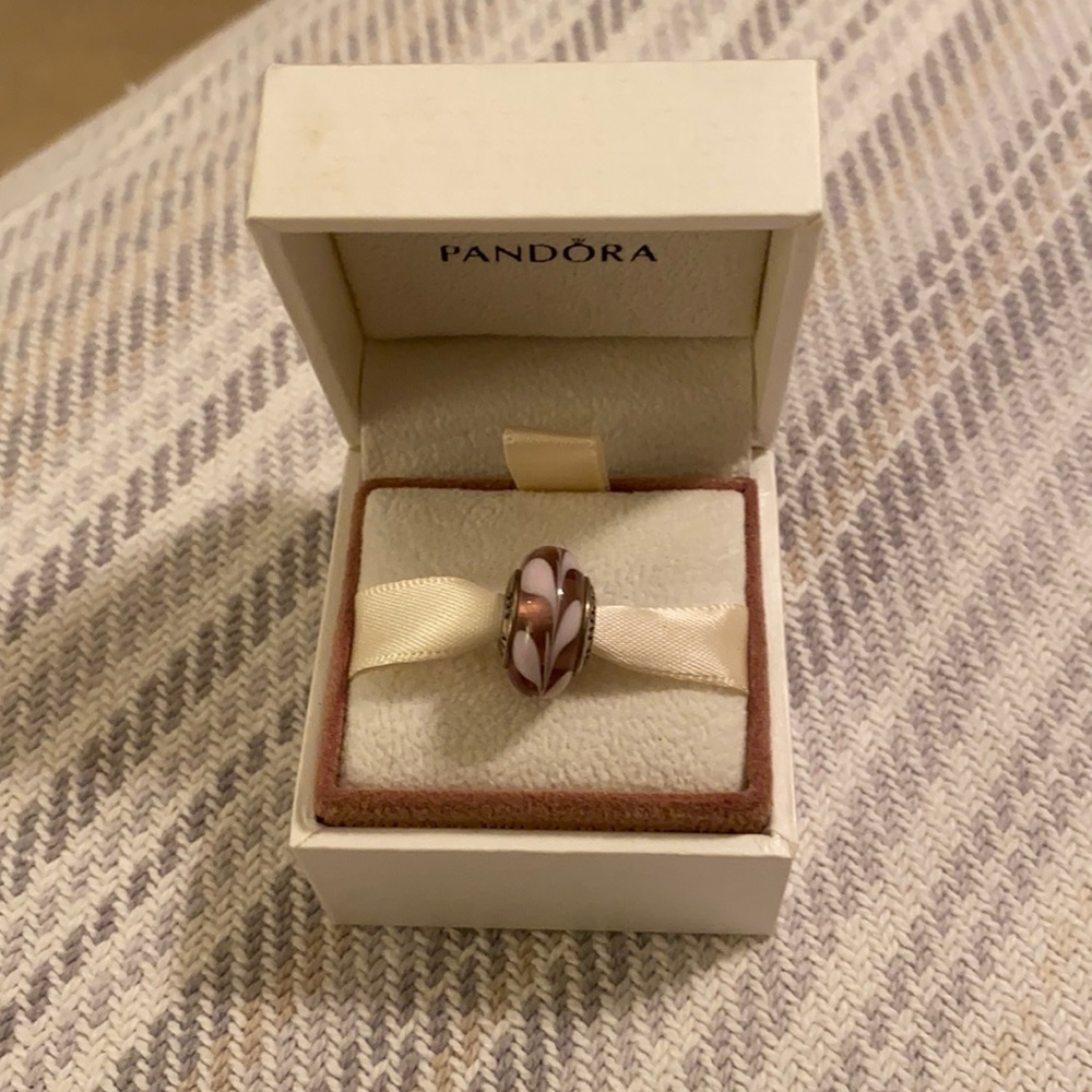 Glass Pandora Charm